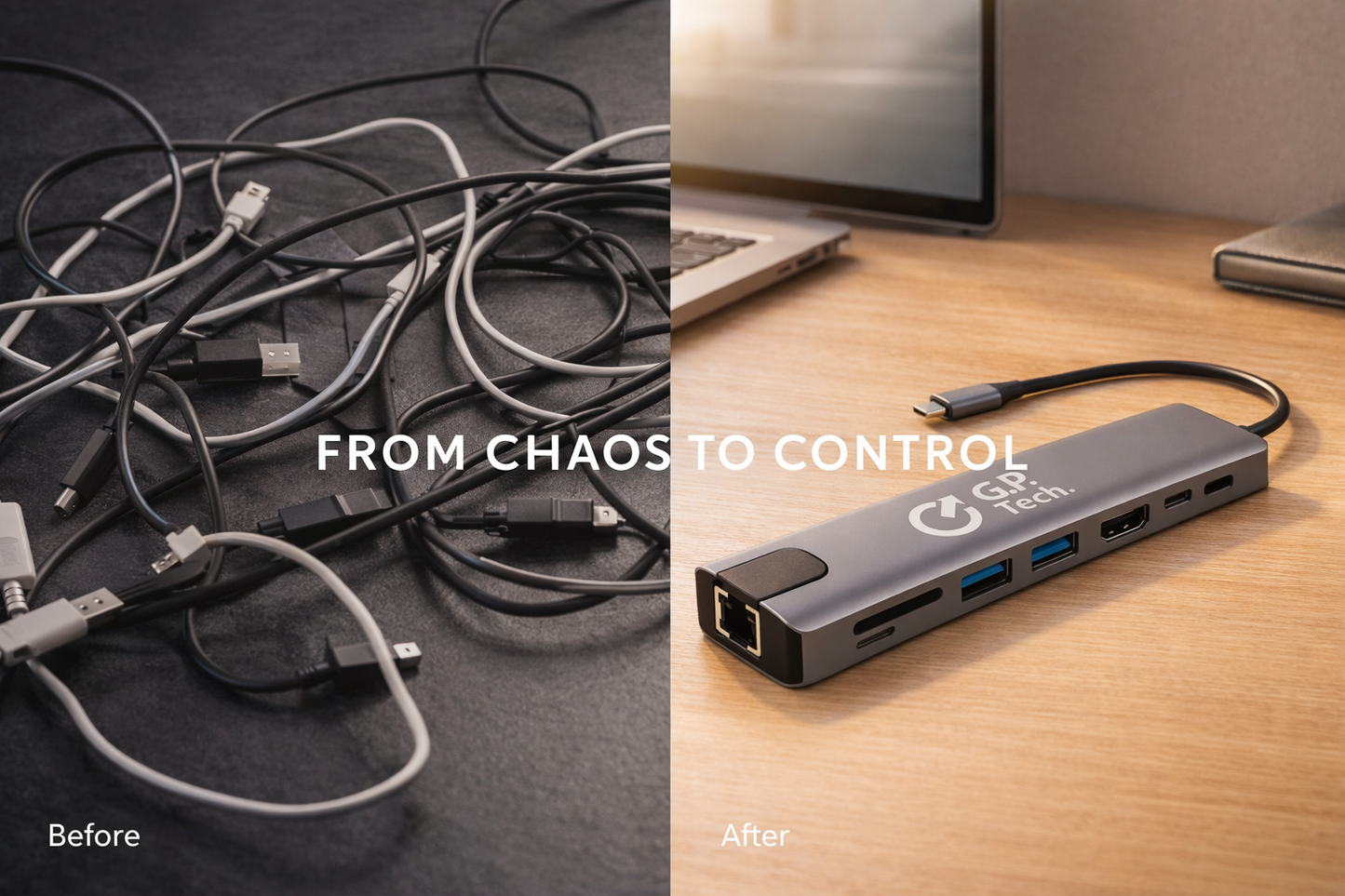 G.P. Tech. 8-in-1 USB-C Hub